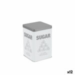 Barattolo in Metallo Quttin SUGAR (12 Unità)