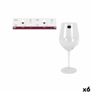 Set di calici da vino Bohemia Crystal Uria Cristallo (6 Unità)