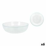 Piatto Fondo La Mediterránea Venezia Vetro Ø 18 cm (6 Unità)