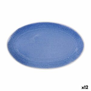 Teglia da Cucina La Mediterránea Calobra Azzurro 34,1 x 20,7 cm (12 Unità)