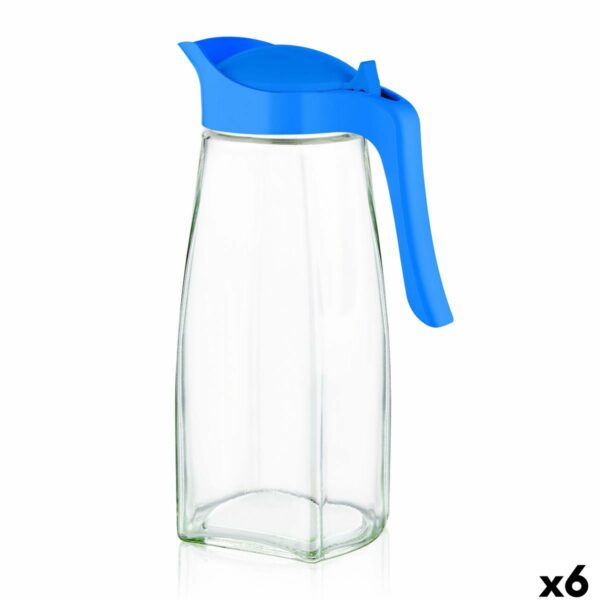 Boccale con Coperchio e Dosatore Arcoglass Vetro 1,5 L (6 Unità)
