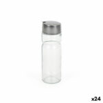 Oliera Quttin Trasparente Argentato Vetro 0,2 L 5 x 5 x 15 cm (24 Unità)
