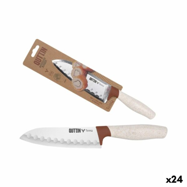 Coltello Santoku Quttin Terra 17 cm (24 Unità)