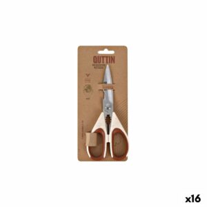 Forbici da Cucina Quttin Terra 21 cm 2,5 mm (16 Unità)