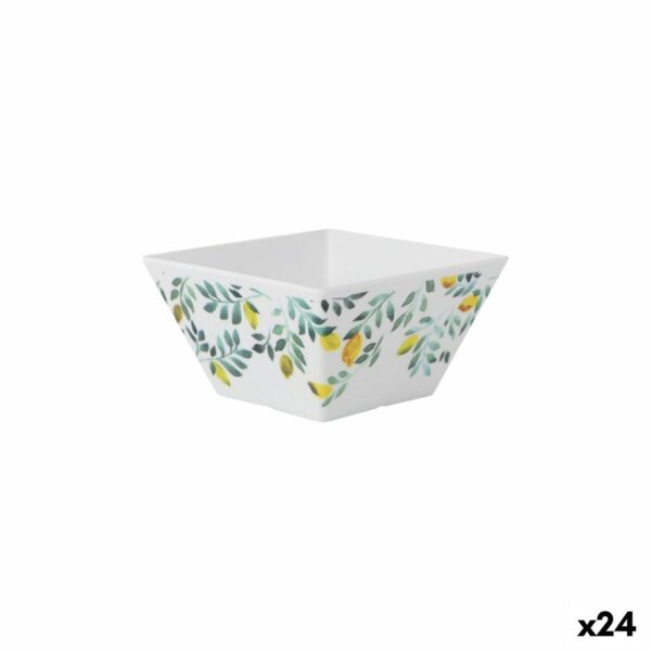 Ciotola per Aperitivi La Mediterránea Limone 13 x 13 x 7 cm (24 Unità)