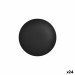 Piatto Fondo La Mediterránea Nero 21 x 5,3 cm (24 Unità)