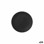 Piatto da Dolce La Mediterránea Nero 20 cm (24 Unità)