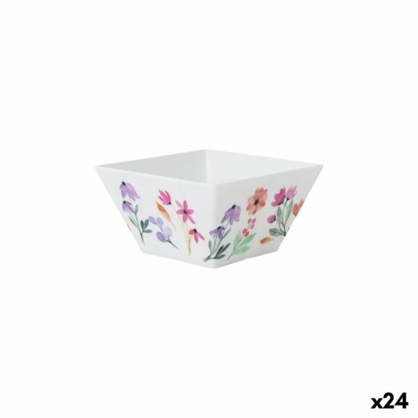 Ciotola per Aperitivi La Mediterránea Fiori 13 x 13 x 7 cm (24 Unità)