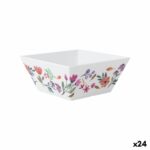 Ciotola per Aperitivi La Mediterránea Fiori 18 x 18 x 8 cm (24 Unità)
