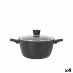 Casseruola con coperchio MasterChef 28 cm (4 Unità)