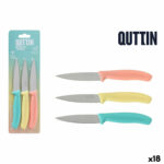 Set di Coltelli per Pelare Quttin Basic Multicolore Acciaio inossidabile 9 cm 3 Pezzi (18 Unità)