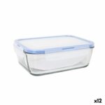Porta pranzo Ermetico LAV Grigio Trasparente 1,2 L (12 Unità)