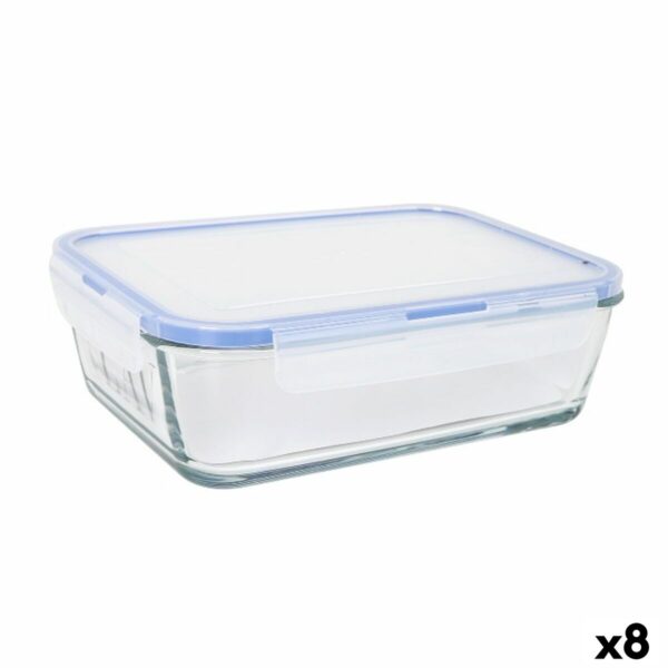 Porta pranzo Ermetico LAV Grigio Trasparente 1,9 L (8 Unità)