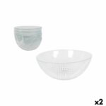 Set da Aperitivo Inde Peonia 375 ml 13 x 5 cm 6 Pezzi (2 Unità)