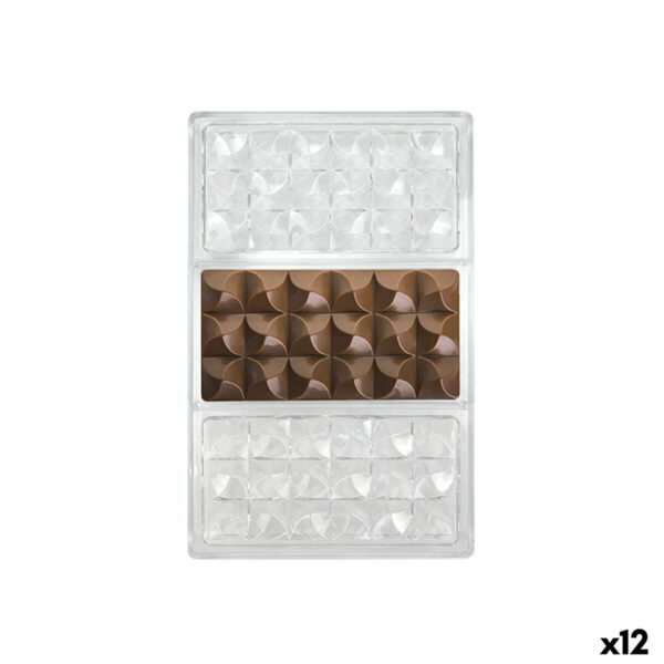 Stampo per Dolci Quttin CHOCOLATE 27,5 x 17,5 x 2,5 cm (12 Unità)