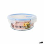 Porta pranzo Ermetico Quttin Boho Trasparente 0,9 l (6 Unità)