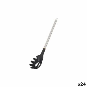 Cucchiaio per Servire la Pasta MasterChef Silicone Acciaio inossidabile 34 cm (24 Unità)
