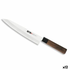 Coltello da Cucina Quttin GYUTOU Takamura Marrone Argentato 20 cm (12 Unità)