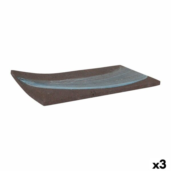 Vassoio per aperitivi Pompeya Rettangolare 24 x 12 x 1 cm (3 Unità)