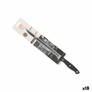 Coltello per Prosciutto MasterChef 23 cm Nero Argentato (18 Unità)