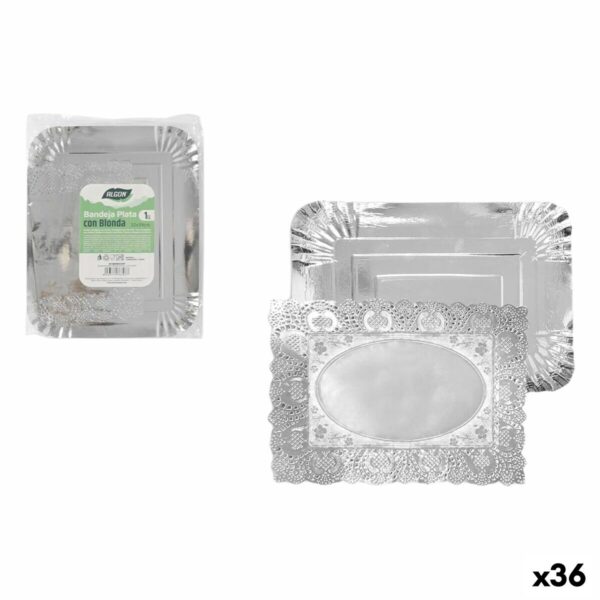 Vassoio per aperitivi Algon Rettangolare 32 x 39 cm (36 Unità)