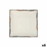 Piatto da pranzo La Mediterránea Albus 24 x 24 x 2 cm (6 Unità)