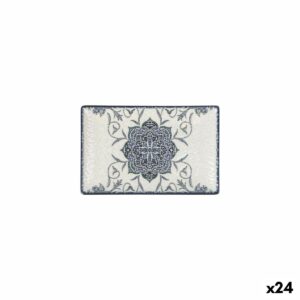 Teglia da Cucina La Mediterránea Rosetta Rettangolare 20 x 13 x 2 cm (24 Unità)