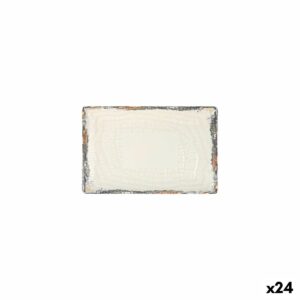 Vassoio La Mediterránea Albus 20 x 13 x 2 cm (24 Unità)