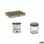 Barattolo di Vetro La Mediterránea WOOD 50 ml (48 Unità)