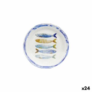 Set di piatti Inde 23 cm 8 Pezzi (24 Unità)