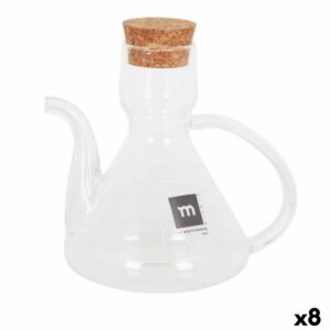 Oliera La Mediterránea Bell Trasparente Silicone Vetro Borosilicato 275 ml (8 Unità)