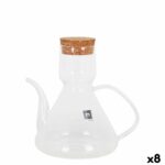 Oliera La Mediterránea Bell Trasparente Silicone Vetro Borosilicato 500 ml (8 Unità)