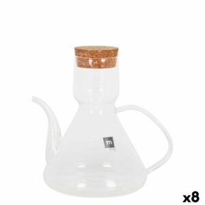 Oliera La Mediterránea Bell Trasparente Silicone Vetro Borosilicato 500 ml (8 Unità)