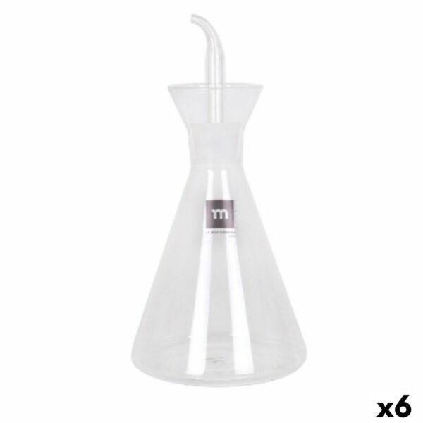 Oliera La Mediterránea Iraia Trasparente Vetro Borosilicato 500 ml (6 Unità)