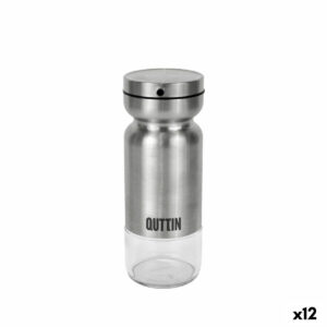 Oliera Quttin Trasparente Argentato Acciaio inossidabile 0,36 L (12 Unità)