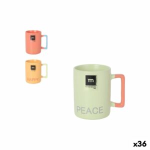 Tazza di caffè e tè La Mediterránea Love & Peace 180 ml (36 Unità)