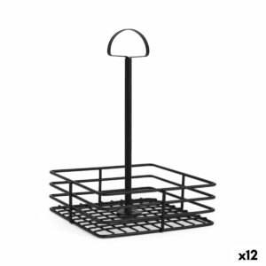 Salsiera My Bar 15 x 15 x 22 cm Nero (12 Unità)