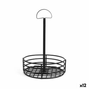 Salsiera My Bar 15 x 15 x 22 cm Nero (12 Unità)