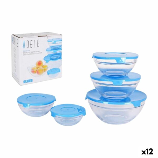Set da Aperitivo Adele Azzurro 17 5 Pezzi (12 Unità)