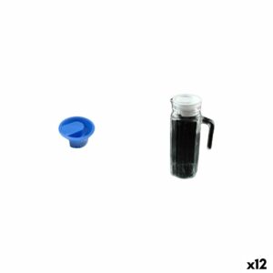 Boccale con Coperchio e Dosatore La Mediterránea Chrystie Vetro (12 Unità)