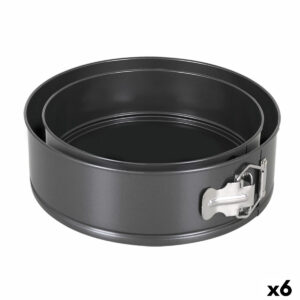 Stampo Removibile Quttin Nero 20 x 6,8+24 x 7 cm 2 Pezzi (6 Unità)