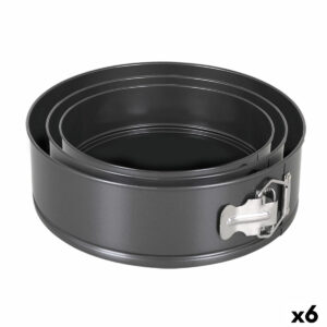 Stampo Removibile Quttin Nero 24 x 7+28 x 6,8 cm 3 Pezzi (6 Unità)