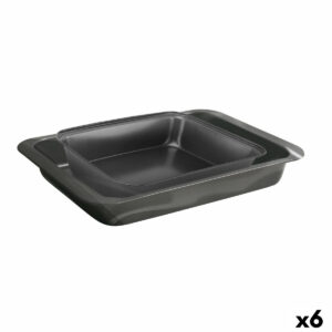 Vassoio da Forno Quttin Rettangolare 34 x 24 cm 42 x 29 cm (2 Pezzi) (6 Unità)