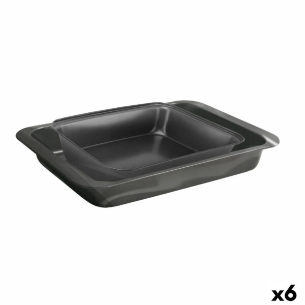 Vassoio da Forno Quttin Rettangolare 34 x 24 cm 42 x 29 cm (2 Pezzi) (6 Unità)