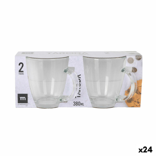 Set di Bicchieri La Mediterránea Taroda 380 ml 2 Pezzi (24 Unità)