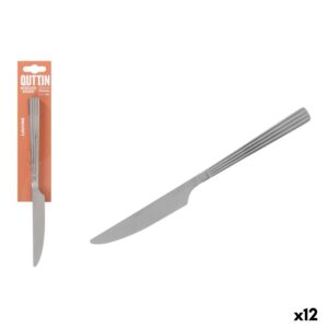 Set di Coltelli Quttin LOUVRE Argentato 4,5 mm 23,7 x 2 cm 2 Pezzi (12 Unità)