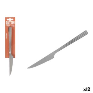 Set di Coltelli Quttin LOUVRE Argentato 23,6 x 2 cm 2 Pezzi (12 Unità)