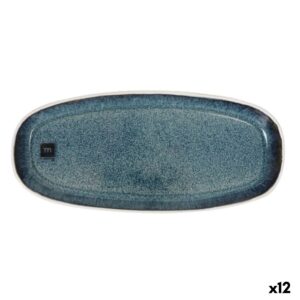 Teglia da Cucina La Mediterránea Savina Ovale Ø 25,5 x 11,6 x 2,4 cm (12 Unità)