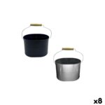 Secchio con Manico My Bar Metallo 16,5 x 12,5 x 11 cm (8 Unità)