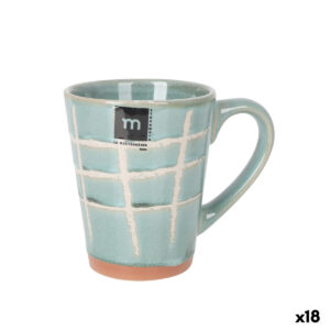 Tazza Mug La Mediterránea Cuadric 320 ml Ceramica (18 Unità)